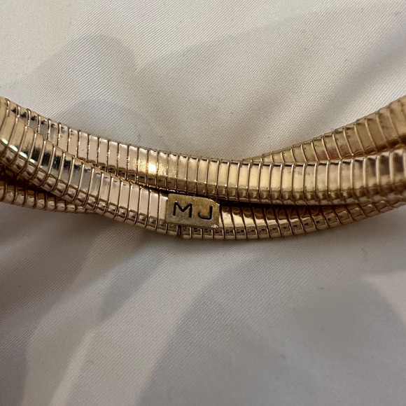 Marc Jacobs Gold Plated Snake Chain Bracelet - Picture 2 of 2